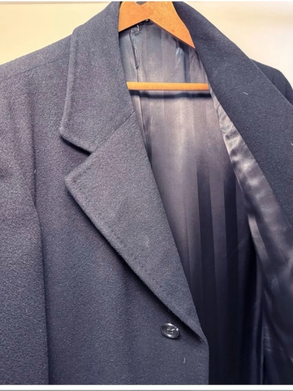 Karamai Men's Black Trench Coat